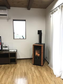 ペレットストーブ リンカル514S設置 岐阜市内
