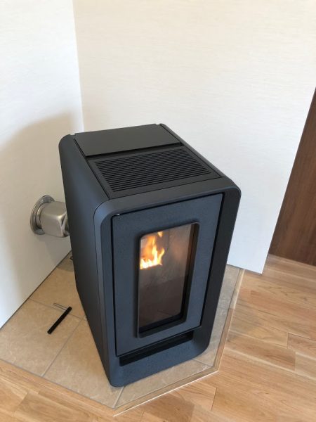 安城市ペレットストーブ設置 山本製作所OU