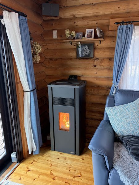 滋賀県ペレットストーブ設置