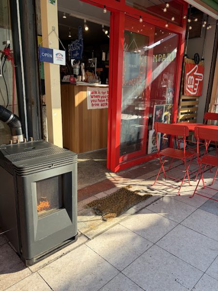 岐阜市柳ケ瀬ペレットストーブ展示